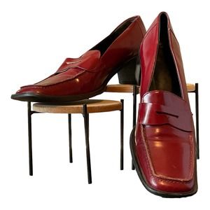 Coach  Italian leather Terri loafers 8B